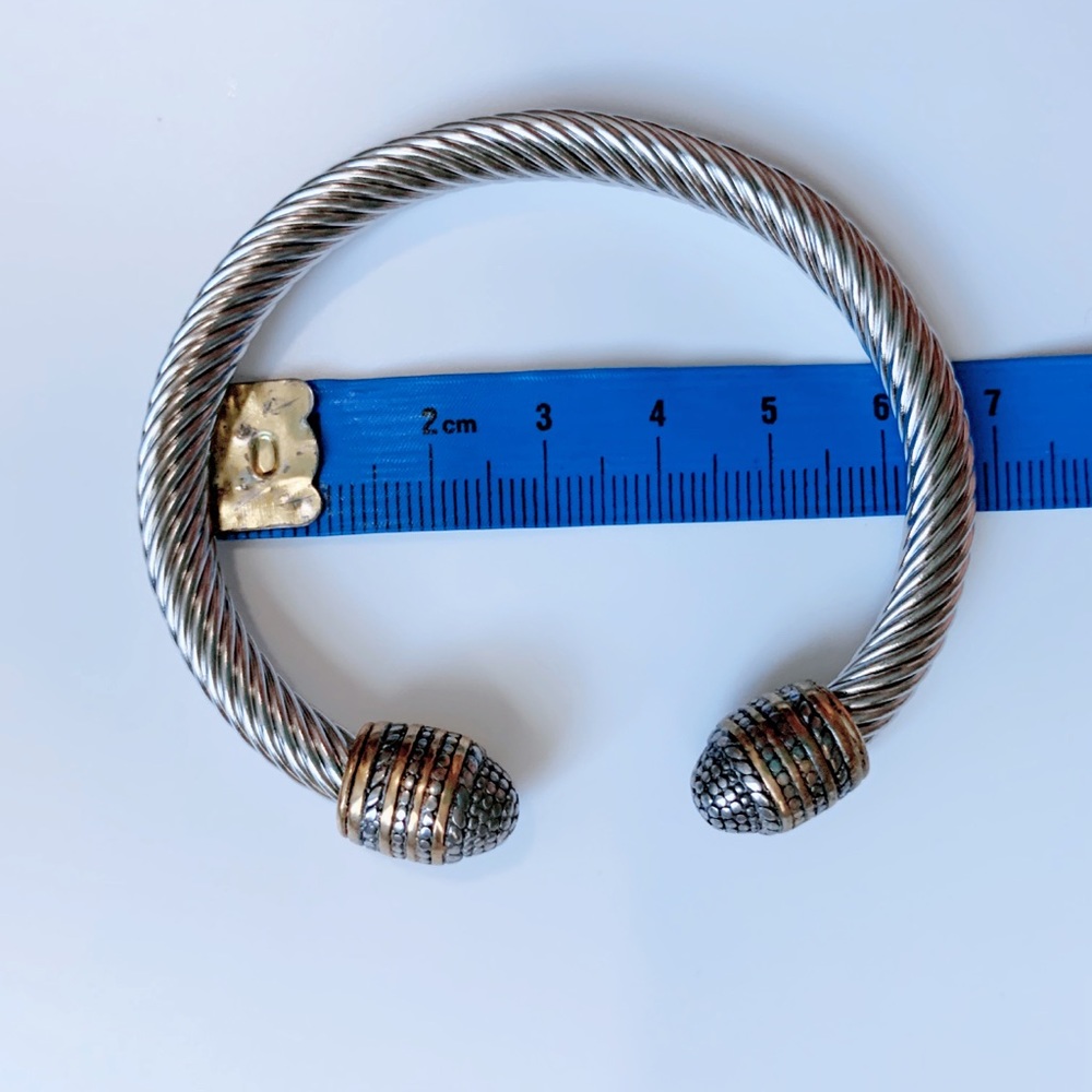 Stainless Steel Rope Bangle No Allergy - Picture 5 of 5